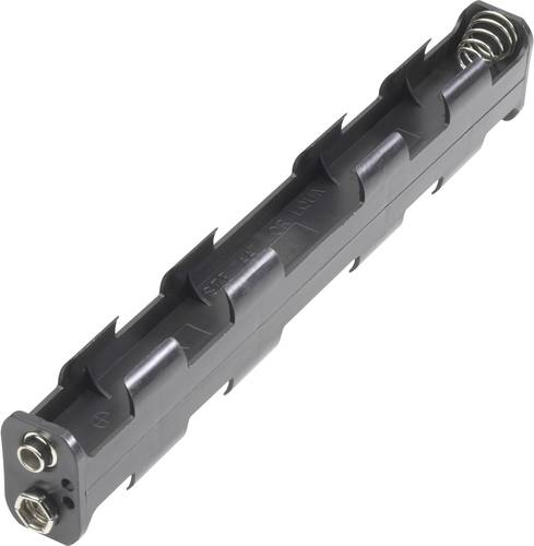 Goobay 12475 Batteriehalter 6x Mignon (AA) Druckknopfanschluss (L x B x H) 158 x 25.8 x 16.8mm von Goobay