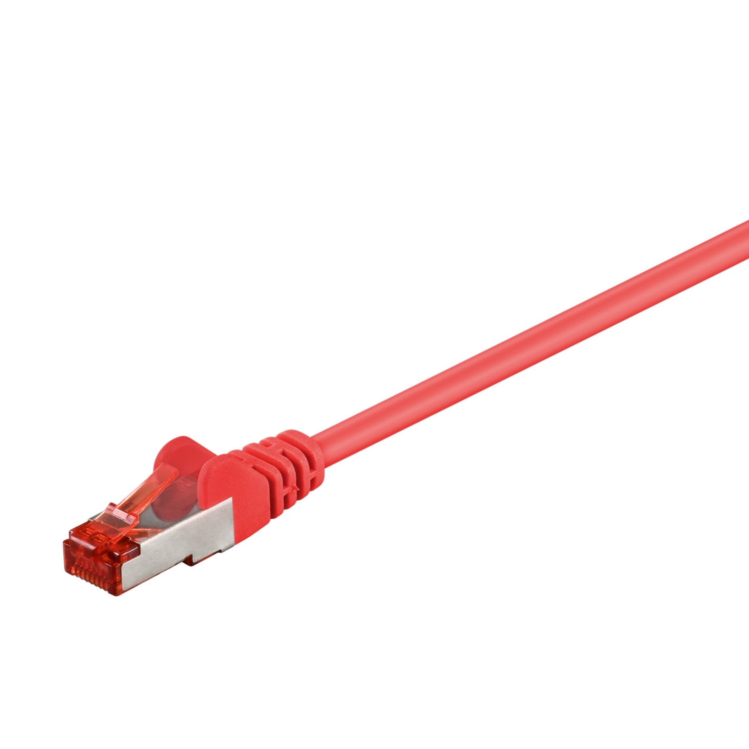 Goobay 1m CAT 6 Patchkabel, S/FTP (PiMF), Rot von Goobay