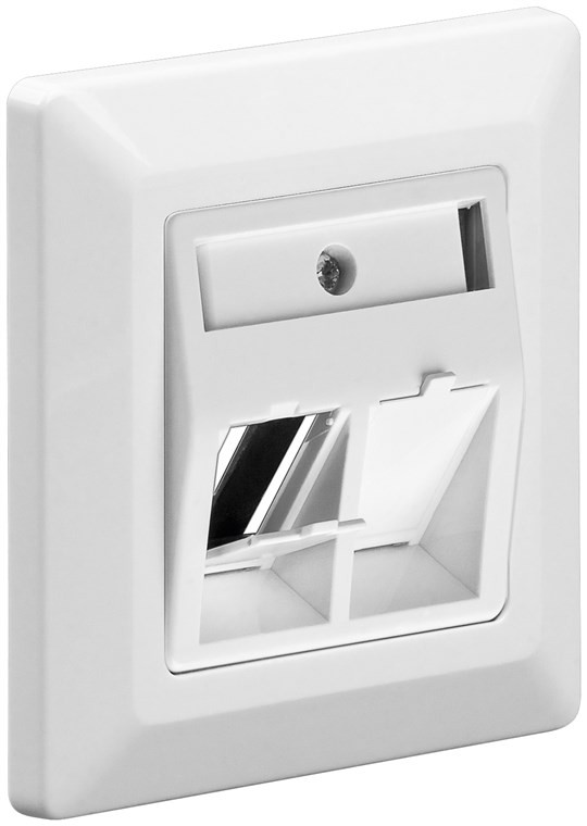 Goobay 2-fach Einbaurahmen für Keystone Jacks - für 2x RJ45 SNAP-IN Module Goobay 2-fach Einbaurahmen für Keystone Jacks - für 2x RJ45 SNAP-IN Module von Goobay