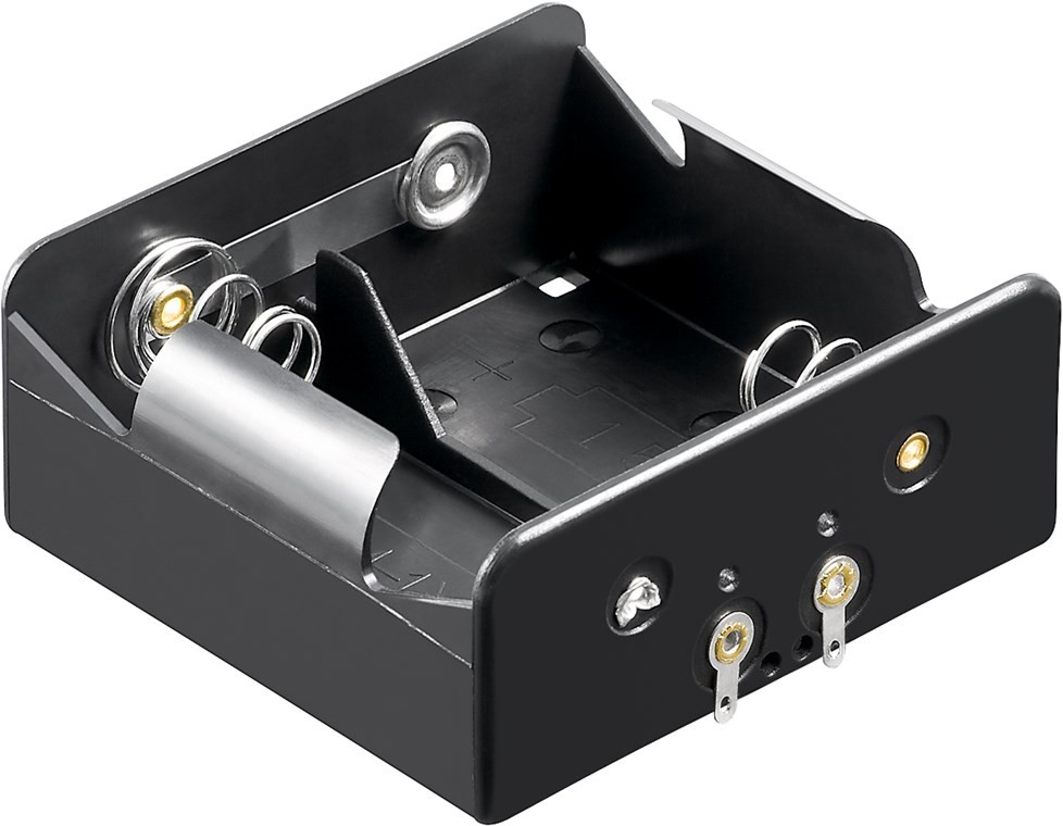 Goobay 2x Batteriehalter - Lötfahne (U) von Goobay