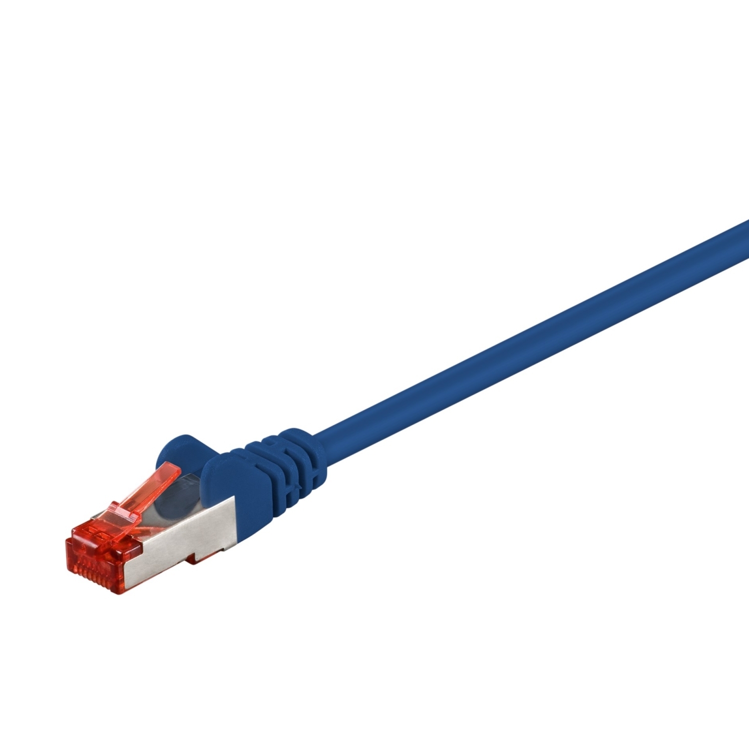 Goobay 3m CAT 6 Patchkabel, S/FTP (PiMF), Blau von Goobay