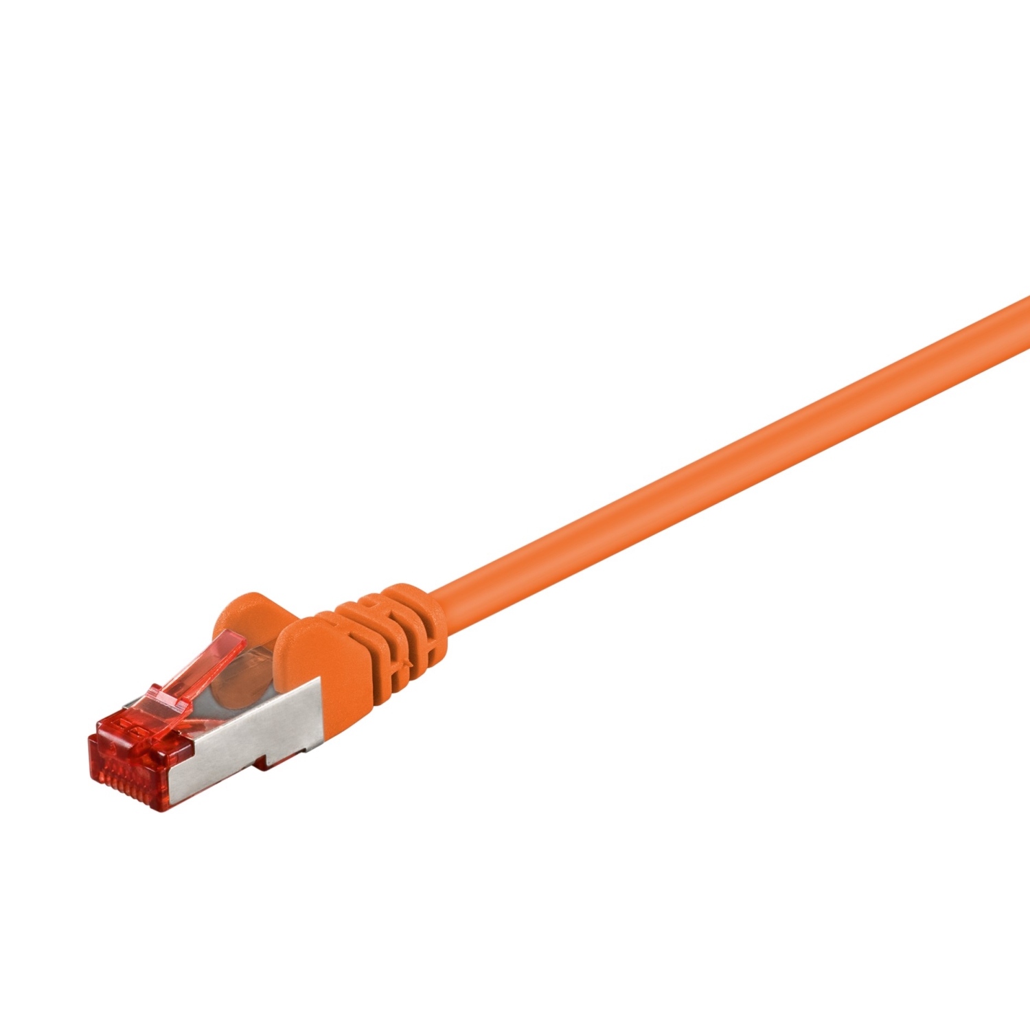 Goobay 7,5m CAT 6 Patchkabel, S/FTP (PiMF), Orange von Goobay