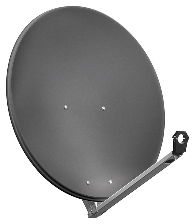 Goobay 80 cm Alu-Satellitenschüssel - für Ein-/Mehrteilnehmer mit besonders stabilem Feedarm, der jedem Sturm trotzt Goobay 80 cm Alu-Satellitenschüssel - für Ein-/Mehrteilnehmer mit besonders stabilem Feedarm, der jedem Sturm trotzt von Goobay