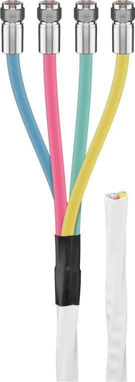 Goobay 80 dB Quattro Koax-Antennenkabel-Set, doppelt geschirmt, CCS - doppelt geschirmtes CCS-Kabel für den Quattro LNB-Anschluss inkl. 4x F-Stecker Goobay 80 dB Quattro Koax-Antennenkabel-Set, doppelt geschirmt, CCS - doppelt geschirmtes CCS-Kabel für den Quattro LNB-Anschluss inkl. 4x F-Stecker von Goobay