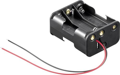 Goobay 81216 Batteriehalter 6x Mignon (AA) Kabel (L x B x H) 58 x 47 x 28mm von Goobay