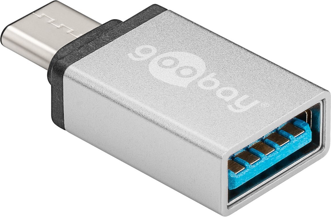 Goobay Adapter USB-C™ auf USB A 3.0 Adapter, silber von Goobay