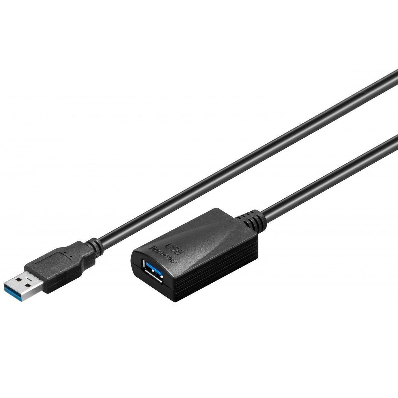 Goobay Aktives USB 3.0 Verlängerungskabel 5m [Stecker -> Buchse, Typ A] von Goobay