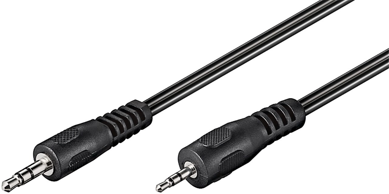 Goobay Audio Adapterkabel AUX, 3,5 mm zu 2,5 mm Stereo - Klinke 3,5 mm Stecker (3-Pin, stereo) > Klinke 2,5 mm Stecker (3-Pin, stereo) von Goobay