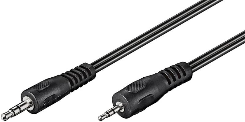 Goobay Audio Adapterkabel AUX, 3,5 mm zu 2,5 mm Stereo - Klinke 3,5 mm Stecker (3-Pin, stereo) > Klinke 2,5 mm Stecker (3-Pin, stereo) von Goobay