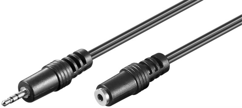 Goobay Audio Verlängerungskabel AUX, 2,5 mm Stereo - Klinke 2,5 mm Stecker (3-Pin, stereo) > Klinke 2,5 mm Buchse (3-Pin, stereo) von Goobay