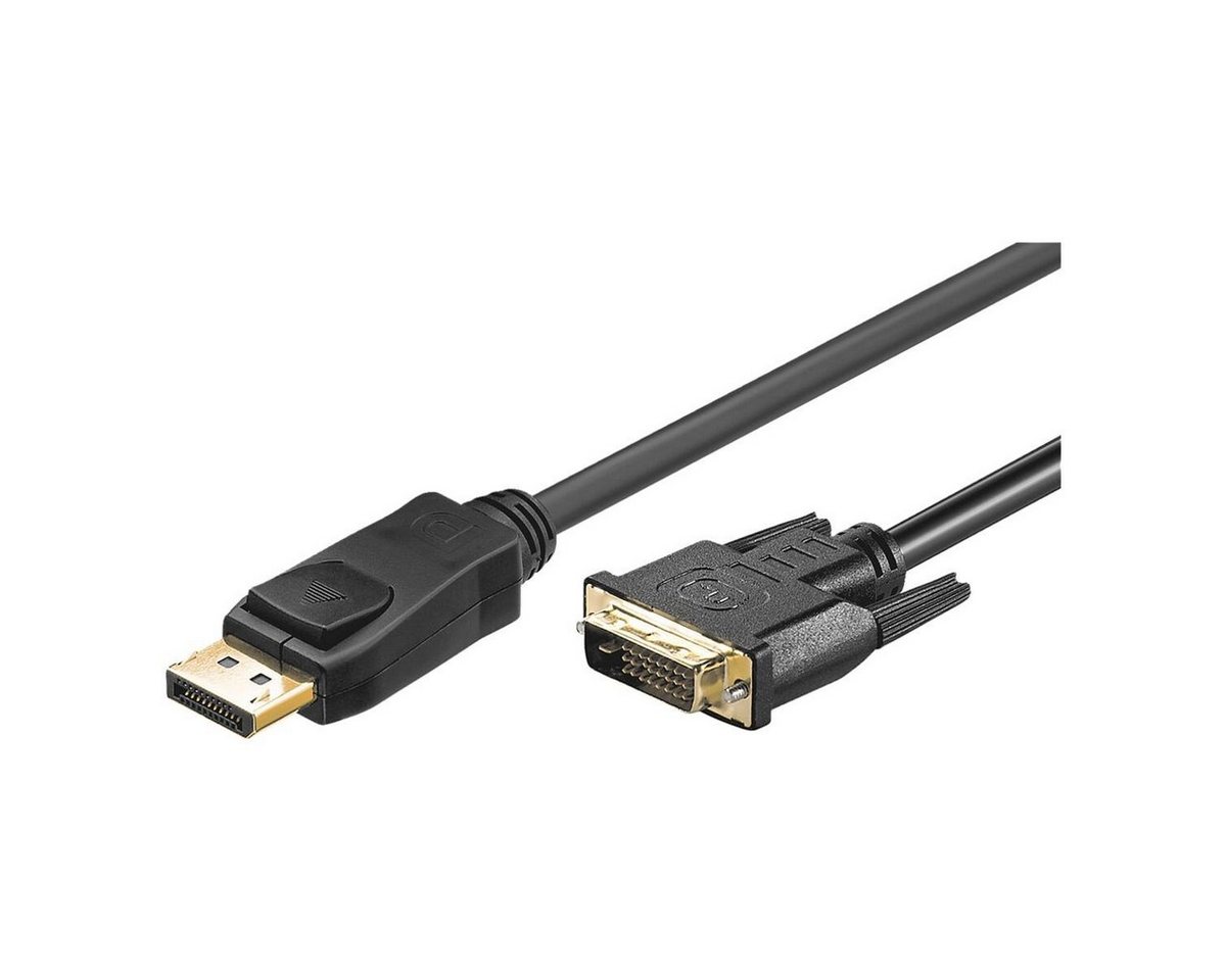 Goobay Audio- & Video-Kabel, DVI-D-Stecker Dual Link, DisplayPort-Stecker, (200 cm), DVI-D von Goobay