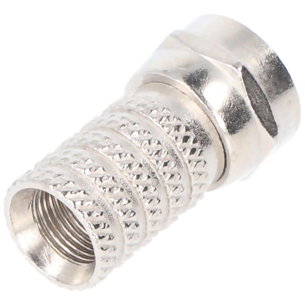 Goobay Aufdreh-F-Stecker 6,0 mm - Aufdreh-Adapter aus Zink mit Nickelkontakten Goobay Aufdreh-F-Stecker 6,0 mm - Aufdreh-Adapter aus Zink mit Nickelkontakten von Goobay
