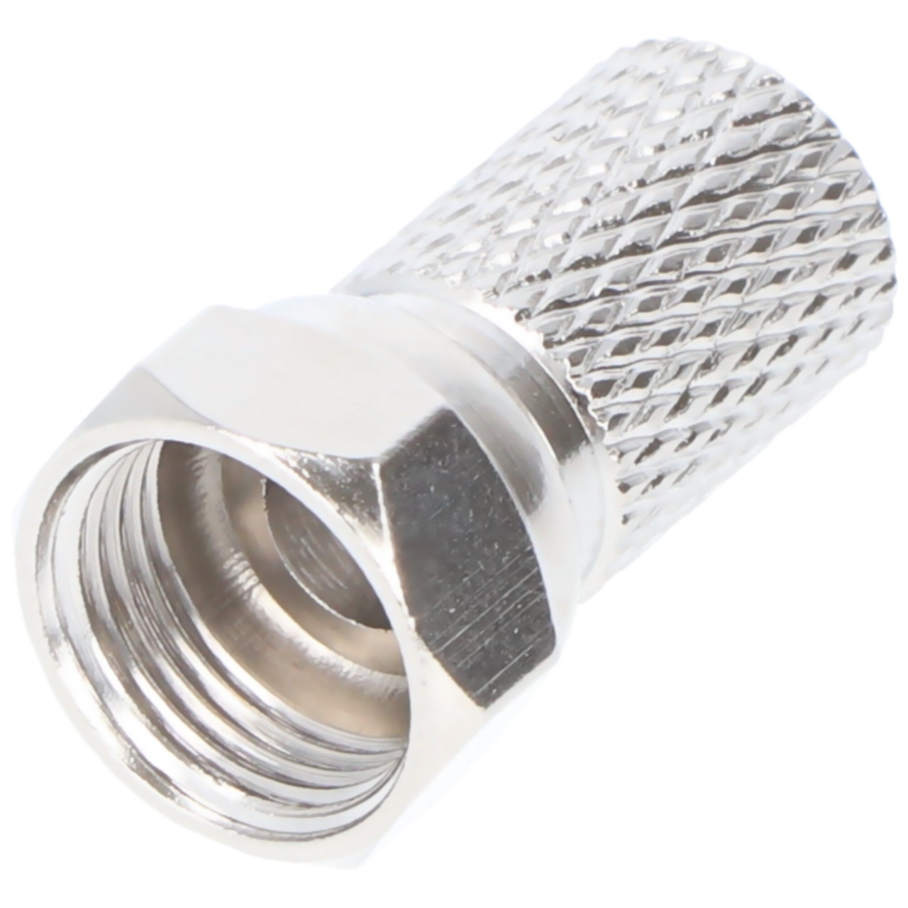 Goobay Aufdreh-F-Stecker 7,0 mm - Aufdreh-Adapter aus Zink mit Nickelkontakten Goobay Aufdreh-F-Stecker 7,0 mm - Aufdreh-Adapter aus Zink mit Nickelkontakten von Goobay