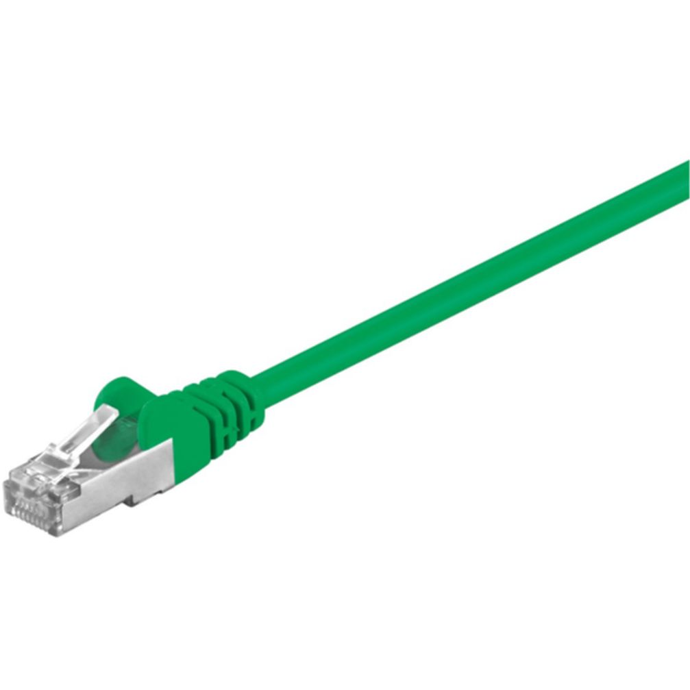 Goobay CAT 5e Patchkabel, F/UTP, Grün, 5m von Goobay