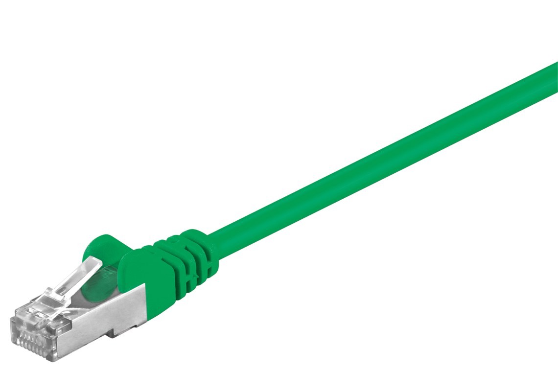 Goobay CAT 5e Patchkabel, F/UTP, Grün Goobay CAT 5e Patchkabel, F/UTP, Grün von Goobay