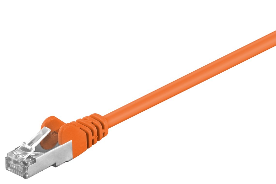 Goobay CAT 5e Patchkabel, F/UTP, Orange Goobay CAT 5e Patchkabel, F/UTP, Orange von Goobay