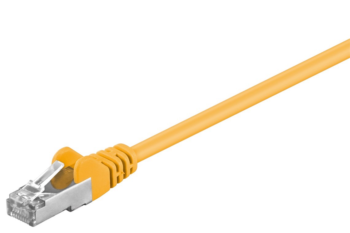 Goobay CAT 5e Patchkabel, SF/UTP, Gelb Goobay CAT 5e Patchkabel, SF/UTP, Gelb von Goobay