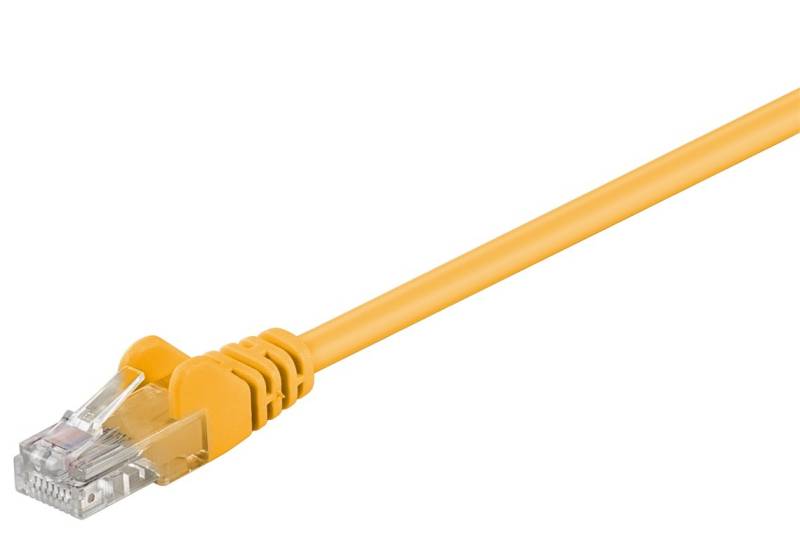 Goobay CAT 5e Patchkabel, U/UTP, Gelb von Goobay