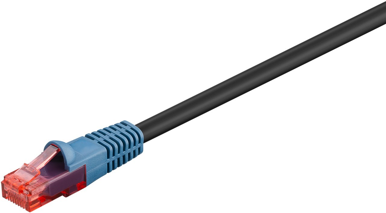 Goobay CAT 6 Outdoor-Patchkabel, U/UTP, Schwarz Goobay CAT 6 Outdoor-Patchkabel, U/UTP, Schwarz von Goobay