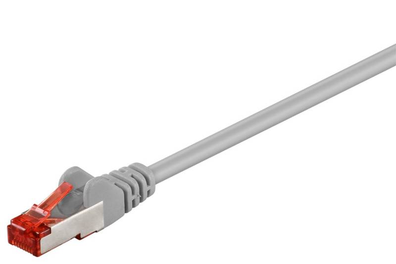 Goobay CAT 6 Patchkabel, S/FTP (PiMF), Grau von Goobay