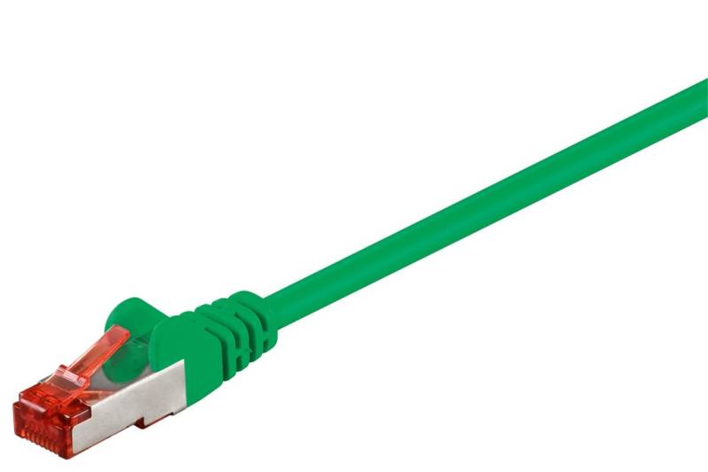 Goobay CAT 6 Patchkabel, S/FTP (PiMF), Grün von Goobay