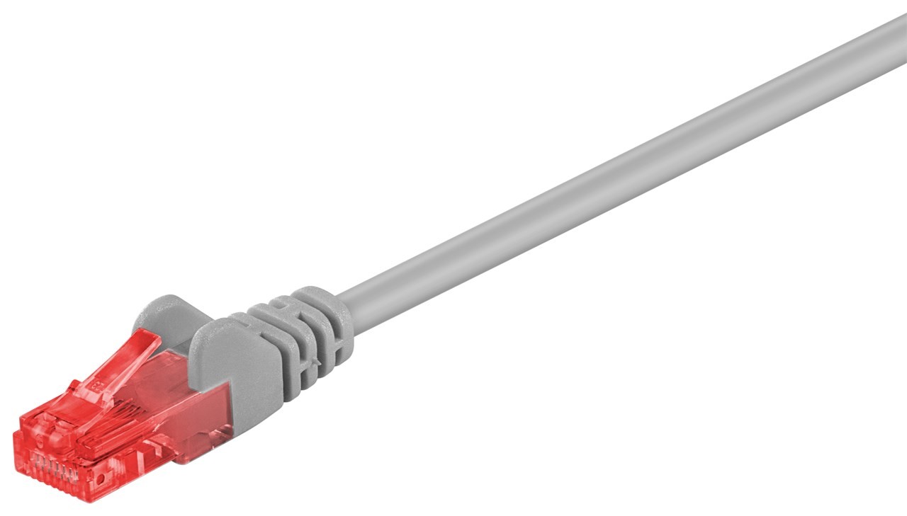 Goobay CAT 6 Patchkabel, U/UTP, Grau Goobay CAT 6 Patchkabel, U/UTP, Grau von Goobay