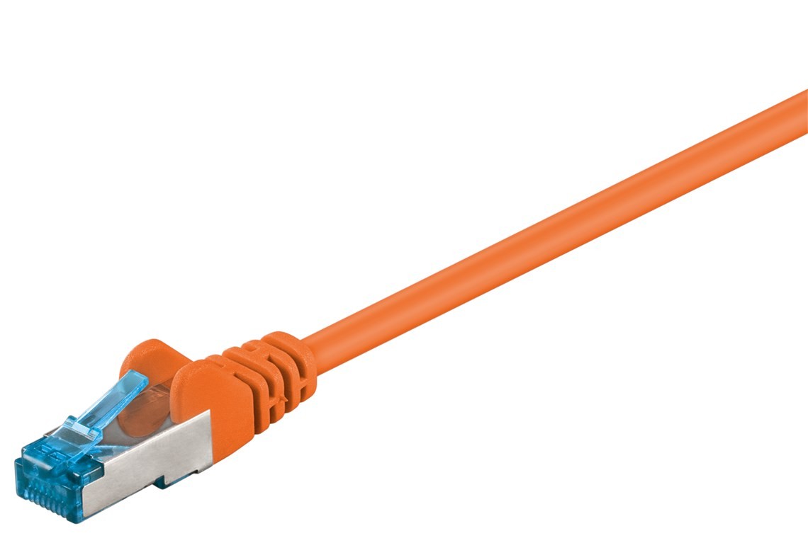 Goobay CAT 6A Patchkabel, S/FTP (PiMF), Orange von Goobay