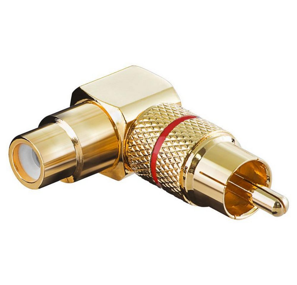 Goobay Cinch 90° Winkeladapter vergoldet - Farbe: rot Audio- & Video-Kabel Goobay Cinch 90° Winkeladapter vergoldet - Farbe: rot Audio- & Video-Kabel von Goobay