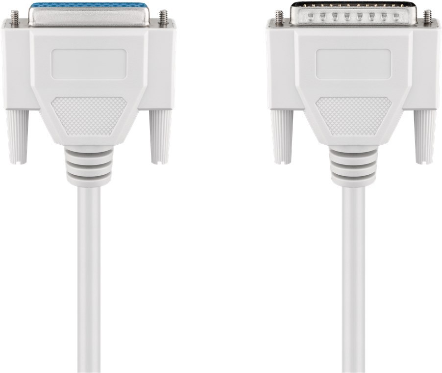 Goobay D-SUB 25 pin Verlängerungskabel, Stecker/Buchse, seriell 1:1 - D-SUB/IEEE 1284-Stecker (25-polig) > D-SUB/IEEE 1284-Buchse (25-polig) von Goobay