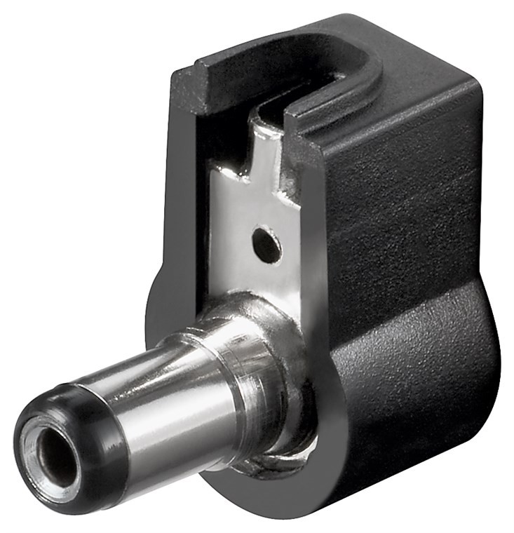 Goobay DC-Stecker, abgewinkelt - Bohrung 2,1 mm x 5,5 mm Goobay DC-Stecker, abgewinkelt - Bohrung 2,1 mm x 5,5 mm von Goobay