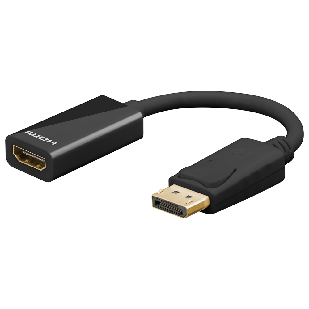 Goobay DisplayPort/HDMI™ Adapterkabel 1.2 unterstützt 4K*2K HD-Auflösung und 3D-Video von Goobay