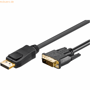 Goobay DisplayPort-Adapter 51961 DP/DVI 2m schwarz Goobay DisplayPort-Adapter 51961 DP/DVI 2m schwarz von Goobay