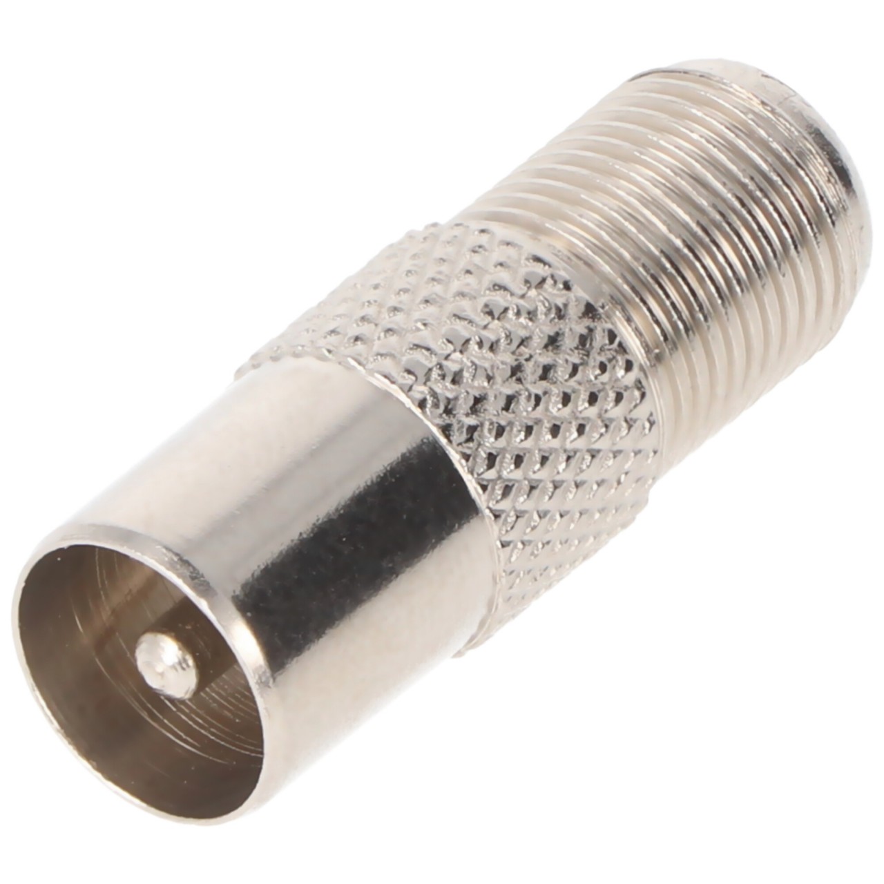 Goobay F-Adapter: F-Buchse > Koax-Stecker - Adapter-Stecker aus Zink Goobay F-Adapter: F-Buchse > Koax-Stecker - Adapter-Stecker aus Zink von Goobay