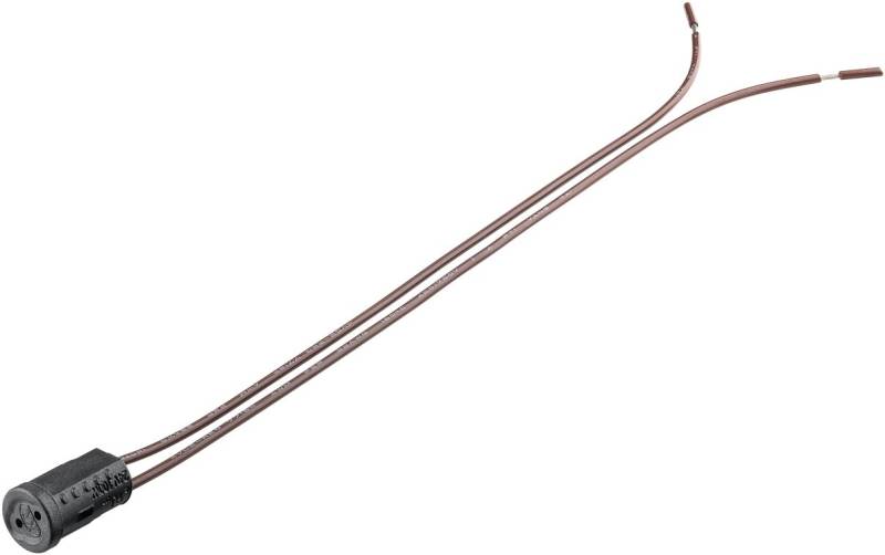 Goobay G4 Lampenfassung mit Zwillingslitze - max. 100 W/24 V (DC), 0,15 m Kabel, PPS von Goobay