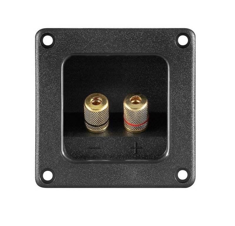 Goobay Goobay 11698 Lautsprecher Terminal 2 pol. 5.9x75.9mm Metall Kappen Audio-Adapter von Goobay