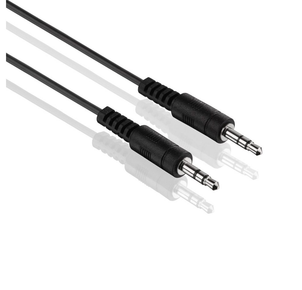 Goobay Goobay 51658 Audio Verbindungskabel AUX, 3, 5 mm Stereo, CU, Klinke Audio-Kabel von Goobay