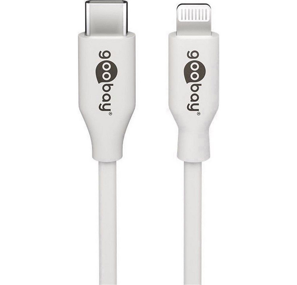 Goobay Goobay Apple iPad/iPhone/iPod Anschlusskabel [1x USB-C® Stecker - 1x A Smartphone-Kabel, (100.00 cm) von Goobay