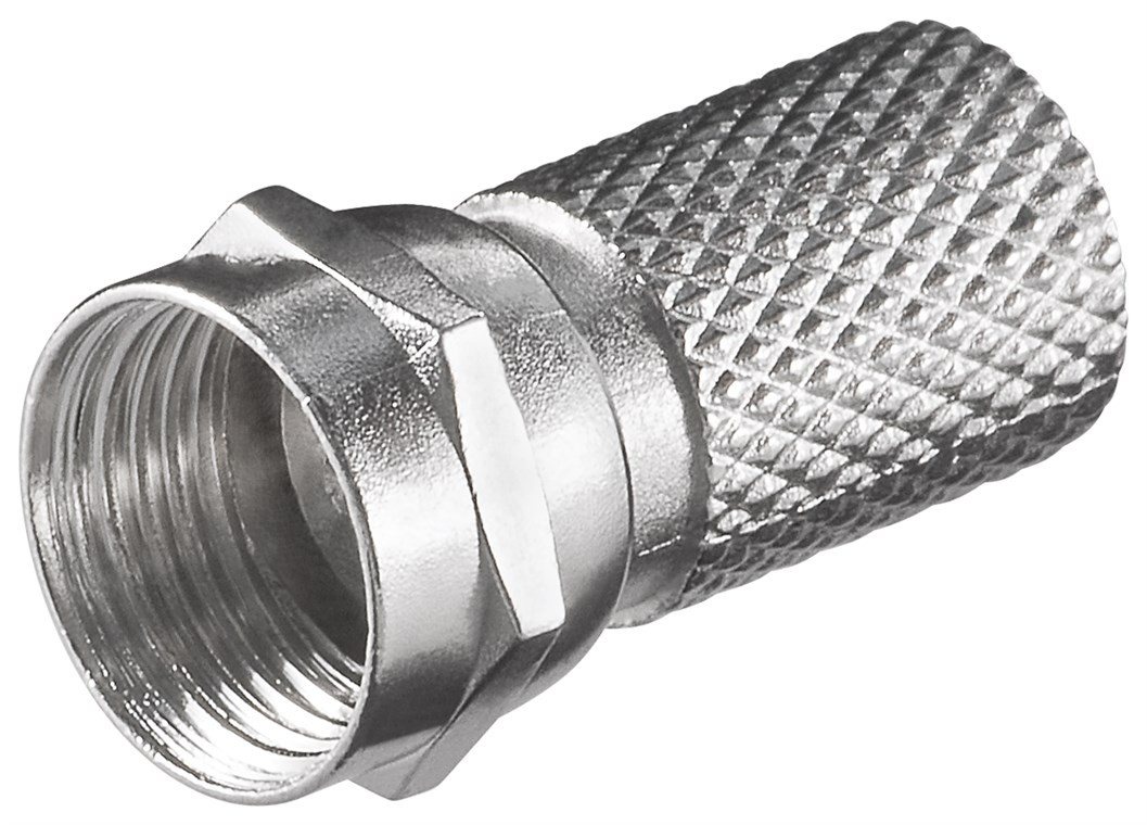 Goobay Goobay Aufdreh-F-Stecker 7,0 mm - Aufdreh-Adapter aus Zink mit Nickel USB-Kabel Goobay Goobay Aufdreh-F-Stecker 7,0 mm - Aufdreh-Adapter aus Zink mit Nickel USB-Kabel von Goobay
