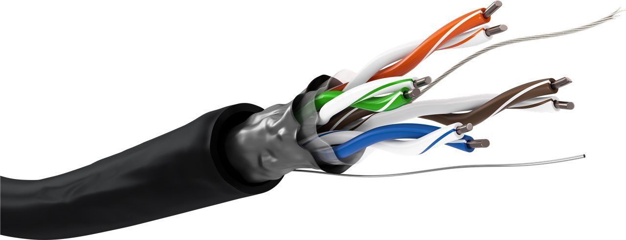 Goobay Goobay CAT 5e Outdoor Netzwerkkabel, F/UTP, schwarz - Kupferkaschiert LAN-Kabel Goobay Goobay CAT 5e Outdoor Netzwerkkabel, F/UTP, schwarz - Kupferkaschiert LAN-Kabel von Goobay