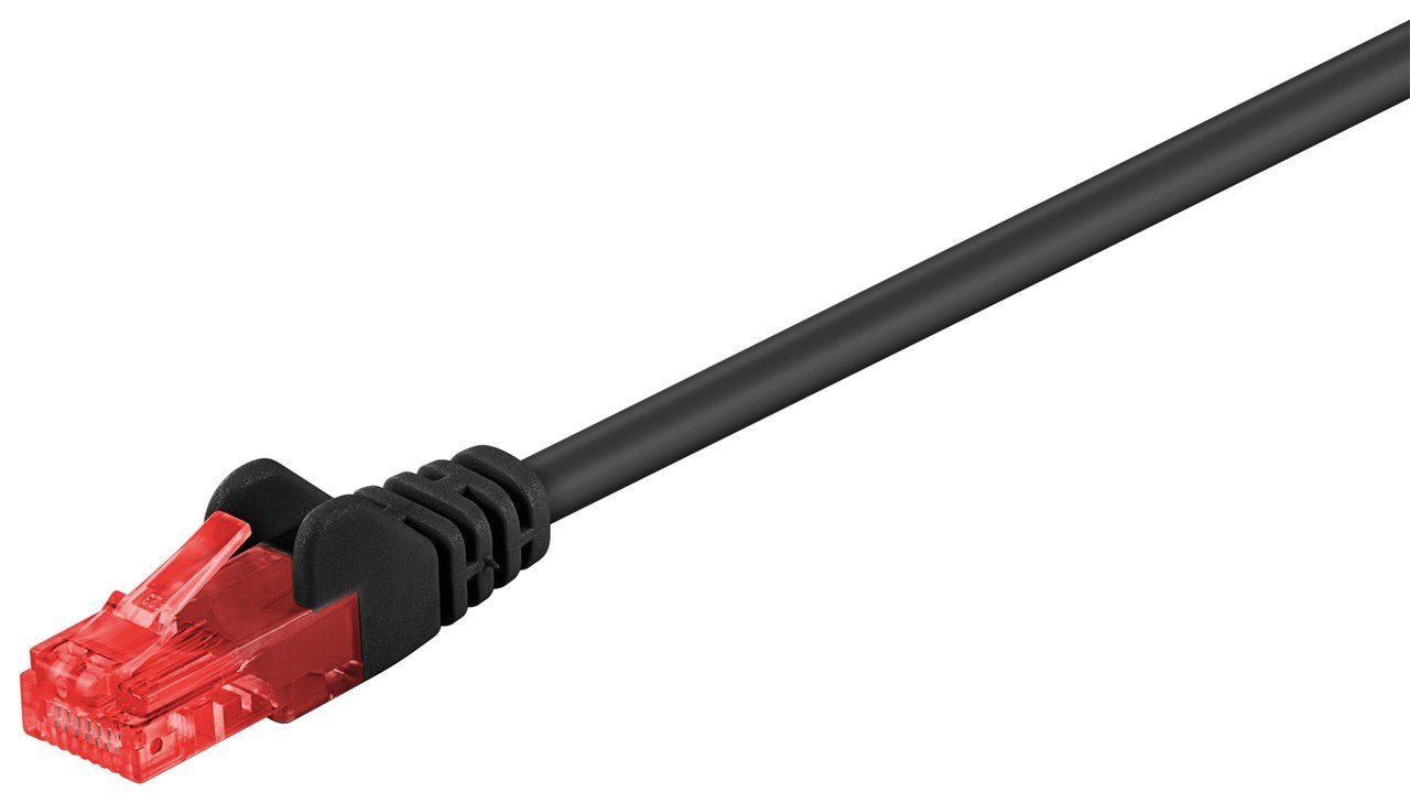 Goobay Goobay CAT 6 Patchkabel, U/UTP, Schwarz LAN-Kabel Goobay Goobay CAT 6 Patchkabel, U/UTP, Schwarz LAN-Kabel von Goobay