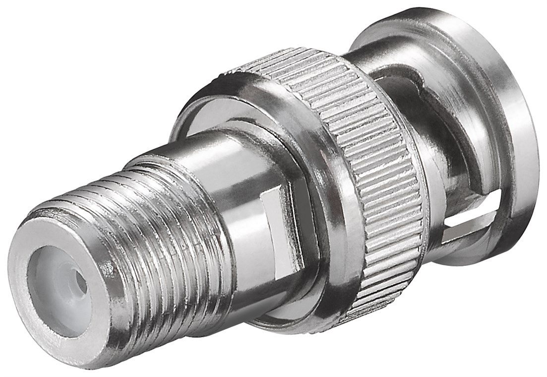 Goobay Goobay F-Adapter: F-Buchse > BNC-Stecker - Adapter-Stecker aus Zink USB-Kabel Goobay Goobay F-Adapter: F-Buchse > BNC-Stecker - Adapter-Stecker aus Zink USB-Kabel von Goobay