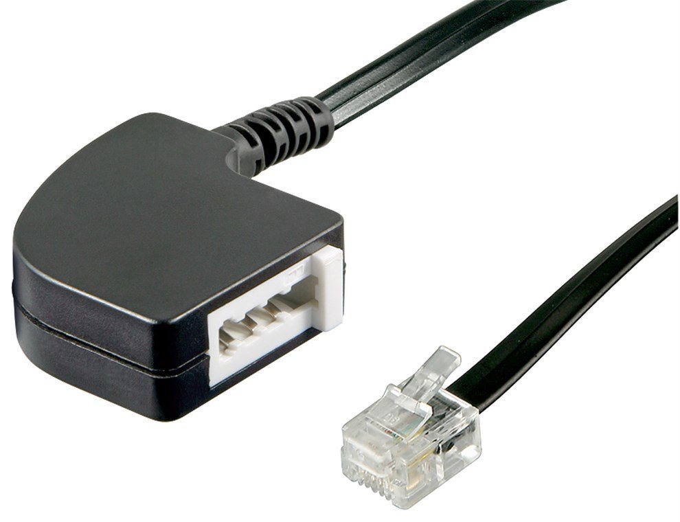 Goobay Goobay TAE Telefon Adapter Stecker - TAE-F-Buchse > RJ11/RJ14-Stecker USB-Ladegerät Goobay Goobay TAE Telefon Adapter Stecker - TAE-F-Buchse > RJ11/RJ14-Stecker USB-Ladegerät von Goobay