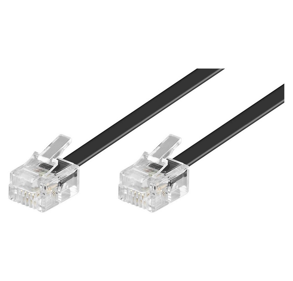 Goobay Goobay Telefon (analog) Anschlusskabel [1x RJ11-Stecker - 1x RJ11-Stec Telefonkabel, (1000.00 cm) von Goobay