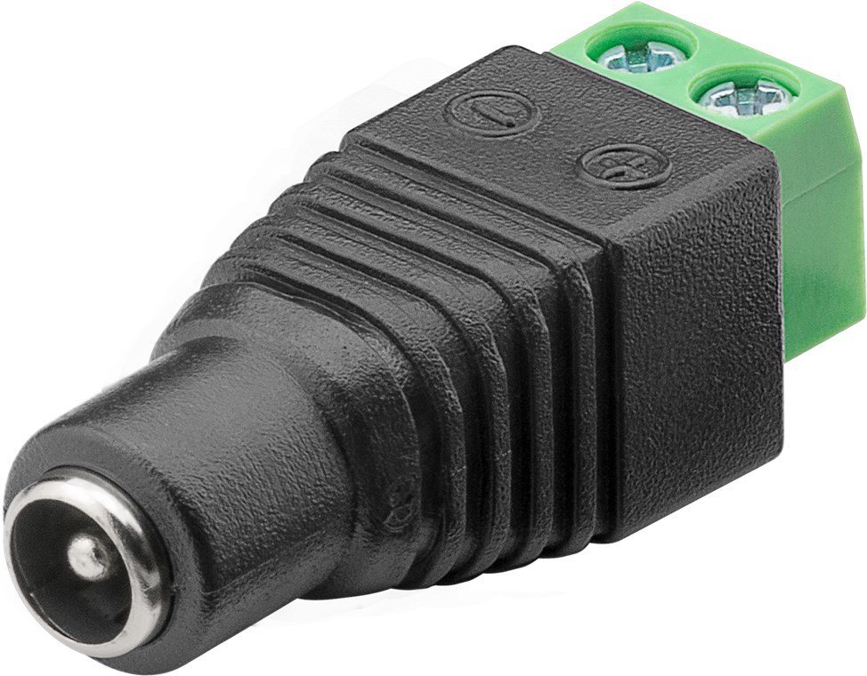 Goobay Goobay Terminal Block 2-pin > DC-Buchse (5.50 x 2.10 mm) - Schraubbef USB-Kabel von Goobay