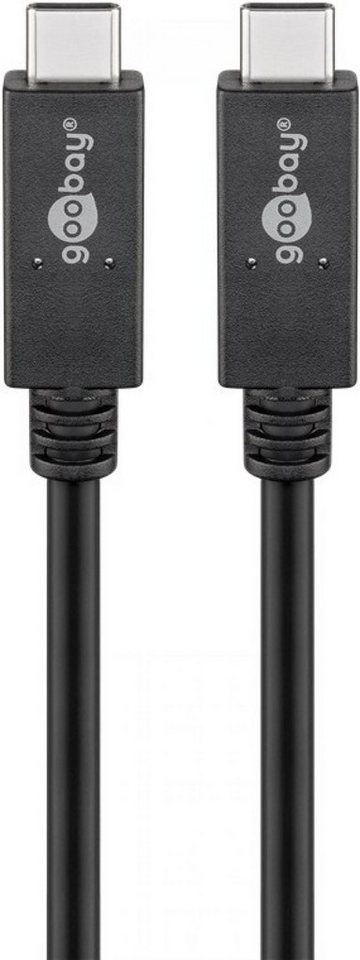 Goobay Goobay USB-C-Kabel, USB 3.2 Gen 2x2, 20 Gbit/s, 100W, 1 m, schwarz USB-Kabel Goobay Goobay USB-C-Kabel, USB 3.2 Gen 2x2, 20 Gbit/s, 100W, 1 m, schwarz USB-Kabel von Goobay