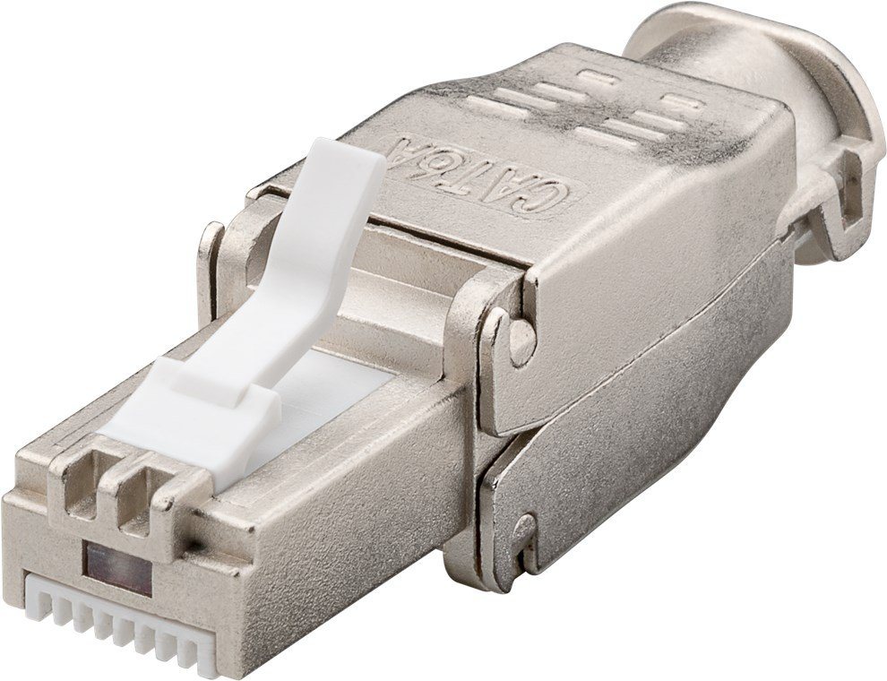 Goobay Goobay Werkzeugfreier RJ45 Stecker CAT 6A STP geschirmt - Für 9,0-mm- USB-Kabel von Goobay