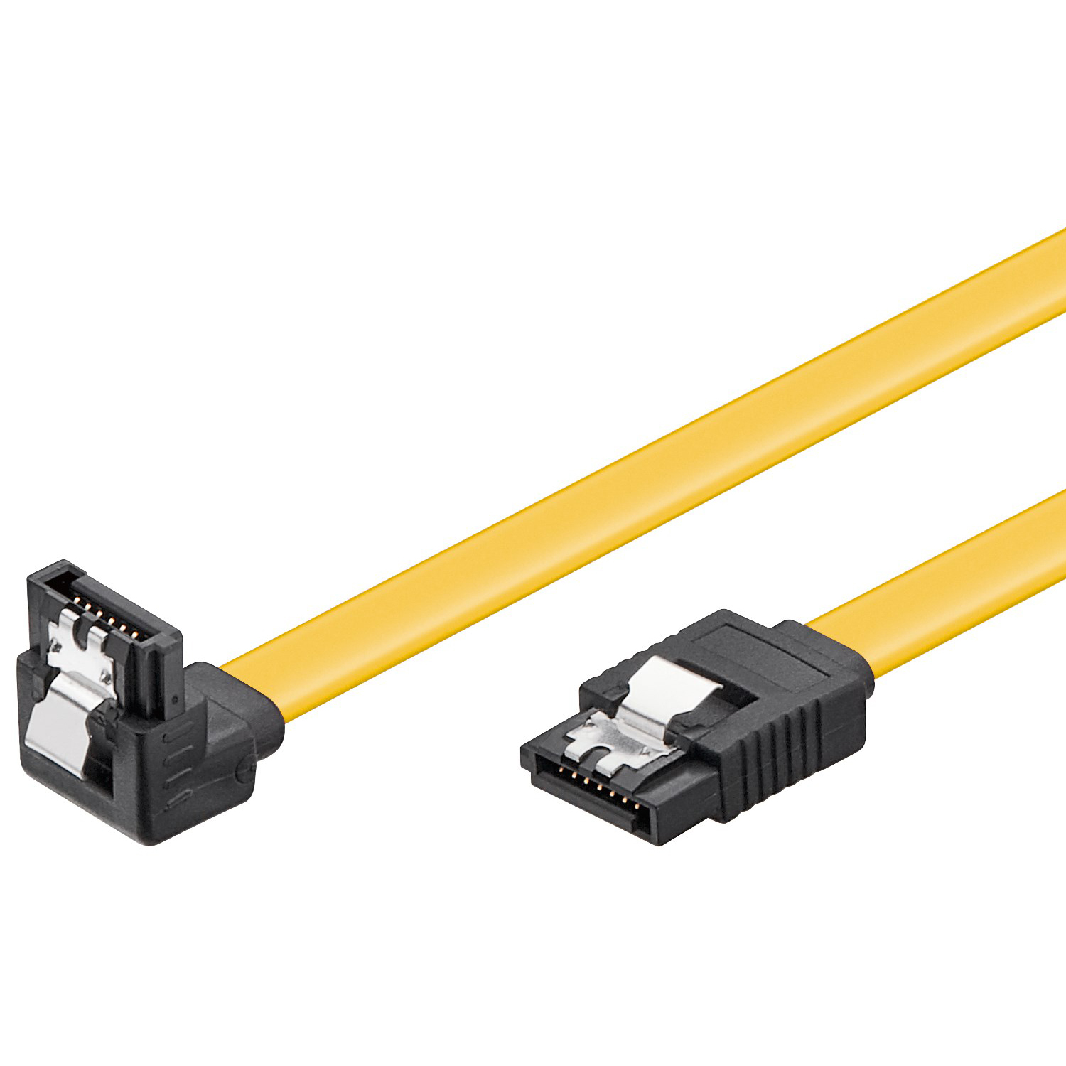 Goobay HDD S-ATA Kabel 0.3m [S-ATA L-Type > L-Type 90°, Gelb] von Goobay