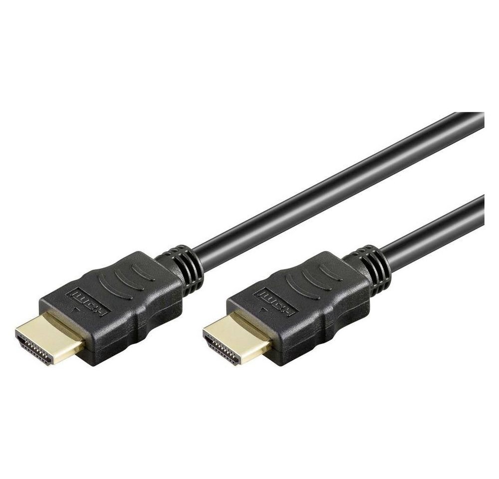 Goobay High Speed HDMI™-Kabel mit Ethernet (4K@60Hz HDMI-Kabel, 4K UHD, vergoldet, eARC von Goobay