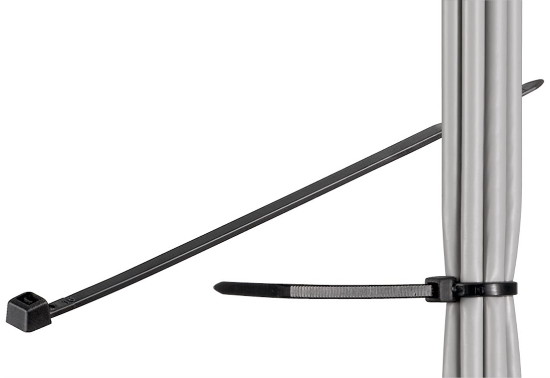 Goobay Kabelbinder, UV- und wetterfester Nylon - 3,5 mm breit und 300 mm lang, schwarz Goobay Kabelbinder, UV- und wetterfester Nylon - 3,5 mm breit und 300 mm lang, schwarz von Goobay