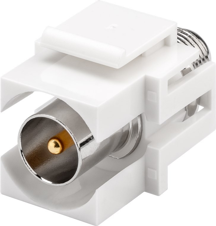 Goobay Keystone Modul SAT/Antenne, bündige Montage - 18,9 mm Breite, Koax-Stecker > F-Buchse Goobay Keystone Modul SAT/Antenne, bündige Montage - 18,9 mm Breite, Koax-Stecker > F-Buchse von Goobay